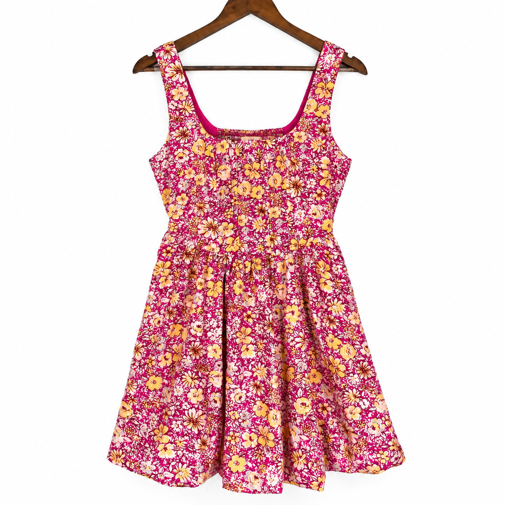 Free People Land of The Free Bubble Floral Dress Medium Danity Coquette Prairie